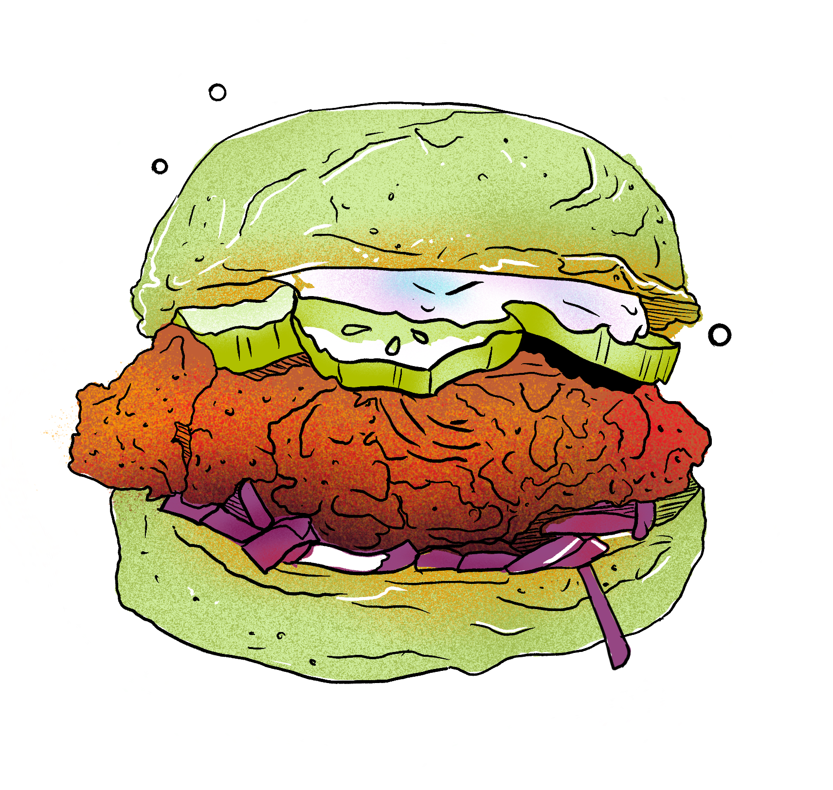 Sweet, Spicy Fried Chicken